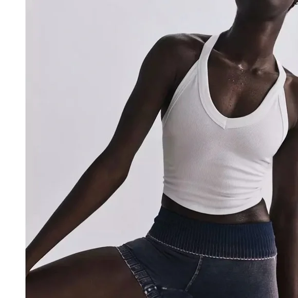 NWT Free People FP Movement Women's All Clear V Neck Cami M/L - Picture 4 of 5